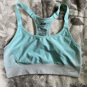 Avia Light Blue and Gray Sports Bra